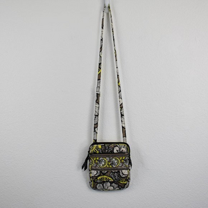 Vera Bradley Crossbody Multi bag Baroque Pattern Gently Used Condition has flaws